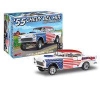 1955 Chevy Bel Air Calle Machine 1:24 Plástico Modelo Kit Monogram