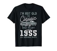1955 Coche clásico 71 cumpleaños Camiseta