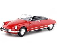 1956 Citroen DS 19 Cabriolet Abierto Rojo 1:24 Welly 22506