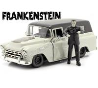 JADA 253255032 Chevrolet - Suburban Con Frankenstein Figura 1957 - JADA - 25325