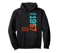 1957 Octubre 1957 Año 1957 Retro 1957 Edición Limitada 1957 Sudadera con Capucha