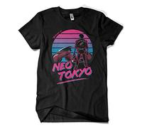 1958-Camiseta Welcome To Neo Tokyo (Ddjvigo) (XS, Negro)