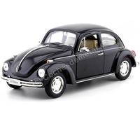 1959 Volkswagen VW Kafer Hard Top Negro 1:24 Welly 22436