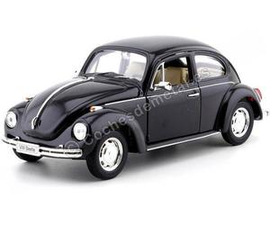 1959 Volkswagen VW Kafer Hard Top Negro 1:24 Welly 22436