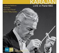 カラヤン・イン・パリ 1960 ~ ベートーヴェン : 交響曲 第8番 & 第9番 「合唱付き」 (LIVE in Paris 1960 ~ Ludwig van Beethoven : Symphonies No.8 & No.9 ''Choral'' / Karajan | Berliner Philharmoniker) [2CD] [輸入盤] [Live Recording] [Limited Edition] [日本語帯・解説付]