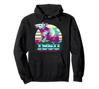 1960 Año de la Rata Cumpleaños 80 Retro Signo del Zodiaco Chino Sudadera con Capucha