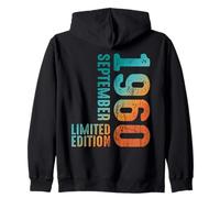 1960 Edición Limitada Septiembre 1960 Año 1960 Retro 1960 Sudadera con Capucha