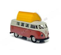 1960 Volkswagen T1b Camper Gris/Rojo 1:87 (H0) Brekina 31635