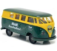 1960 Volkswagen T1b Kombi "Kunden MaK Dienst" Verde/Amarillo 1:87 Brekina 31627