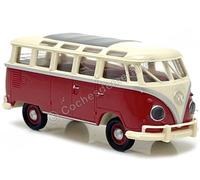 1960 Volkswagen T1b Samba Beige/Rojo 1:87 (H0) Brekina 31860