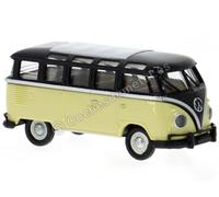 1960 Volkswagen T1b Samba Negro/Verde Claro 1:87 (H0) Brekina 31851