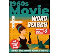 1960s Movie Word Search: Large Print Edition for Adults and Seniors: 100 Fun Puzzles Featuring the Greatest Films, Actors, and Pop Culture of the ... Movie Lovers (Retro Movie Puzzle Collection)