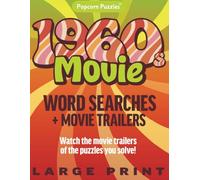 1960s Movie Word Searches + Movie Trailers. Watch the movie trailers of the puzzles you solve! (Large Print): For Adults, Seniors and Teens who Love ... Puzzles! Word Search + Movie Trailers)