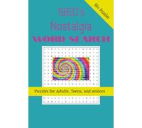 1960s Nostalgia Word Search Puzzle Book: Word Searches with Easy to Read Print About 1960's Nostalgia, Pop Culture, Retro Style, and more | 50+ ... Gift for Vacations, Holidays, and Free Times