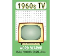 1960s TV Word Search Puzzle Book: Word Searches with Easy to Read Print About Television, Vintage Pop Culture, Entertainment, and More | 6x9 inches, ... Gift for Vacations, Holidays, and Free Times