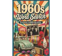 1960s Word Search: 55 Puzzles 9 words per puzzle (Memory boost)