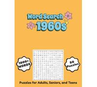 1960s Word Search Puzzle Book: Word Search with Easy to Read Print about 1960s Themed, 1960s Music, 1960s Cars and More | 8.5x11 Inches, 100 pages | ... Gifts for Vacations, Holidays, and Free Times
