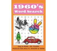 1960s Word Search: Retro Puzzles From the Swinging Sixties (Decades of Nostalgia)