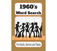 1960's Word Search: Word Search with Easy to Read Print about 1960's Pop Culture, Groovy Tunes, World Events and more | 6x9 inches, 110 pages | 50 + Puzzles Gift for Holidays, Vacations and Birthdays