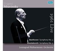 ムラヴィンスキー＆レニングラード・フィル ~ 1961年 ベルゲン・ライヴ 2 / ベートーヴェン : 交響曲 第3番 「英雄」 | ショスタコーヴィチ : 交響曲 第5番 (Beethoven : Symphony No.3 | Shostakovich : Symphony No.5 / Evgeni Mravinsky , Leningrad Philharmonic Orchestra) (1961 Live) (2CD)