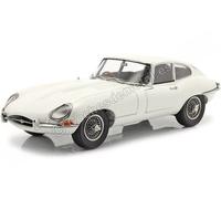 1961 Jaguar E-Type Coupe Blanco 1:18 Kyosho 08954