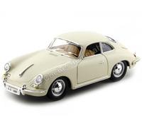 1961 Porsche 356B Coupe Beige 1:24 Bburago 22079