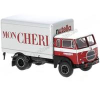 1962 Camión Fiat 642 Koffer "Ferrero Nutella" Blanco/Rojo 1:87 (H0) Brekina Star