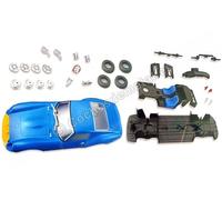 1962 Ferrari 250 GTO Nº112 Targa Florio "Metal Kit" Azul/Amarillo 1:24 Bburago 1