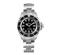 1963 Watch Cronos - Relojes de buceo para hombre - 9015 Movimiento automático L6039 44 mm Reloj de pulsera con 200 ATM impermeable cristal de zafiro BGW9 azul luminoso, Negro/sin calendario, Casual