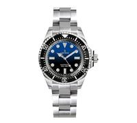 1963 Watch Cronos - Relojes de buceo para hombre - 9015 Movimiento automático L6039 44 mm Reloj de pulsera con 200 ATM impermeable cristal de zafiro BGW9 azul luminoso, Azul degradado, sin calendario