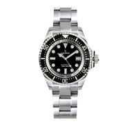 1963 Watch Cronos - Relojes de buceo para hombre - 9015 Movimiento automático L6039 44 mm Reloj de pulsera con 200 ATM impermeable cristal de zafiro BGW9 azul luminoso, Negro/con calendario, Deporte
