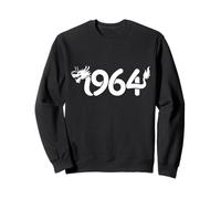 1964 Dragón - Año del Zodiaco Chino Personalizado Word Art Sudadera