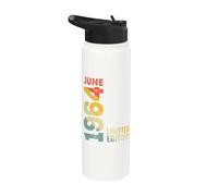 1964 Edición limitada Junio 1964 Retro 1964 Vintage Año 1964 Stainless Steel Insulated Water Bottle