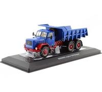 1964 Magirus Jupiter 6x6 Dumper con Volquete Azul/Rojo 1:43 IXO Models TRUD004