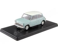 1965 Austin Mini Cooper S Azul/Blanco 1:24 WhiteBox 124183