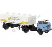 1965 Camión IFA W 50 Bier-SZ "Cerveza Ehringsdorfer" Blanco/Azul 1:87 (H0) Breki
