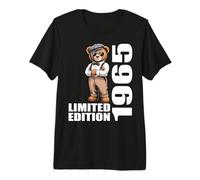 1965 Edición Limitada Oso Cumpleaños 1965 Vintage 1965 Retro Camiseta Premium