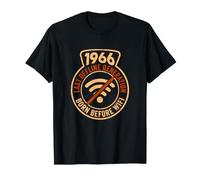1966 Año Nacido Cumpleaños Sin Wi-Fi Divertido Camiseta