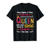 1966 Birthday Queen Girls Women Born in 1966 Camiseta