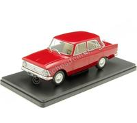1966 Moskvich 408 Rojo Oscuro 1:24 WhiteBox 124225