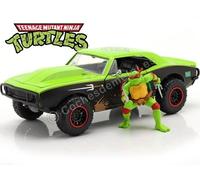 Turtles Raphael Chevy Camaro 1:24 Muscle Car - Figura de Coche musculoso
