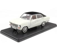 Opel Olympia A 1967 Blanco Mate Negro Modelo De Coche 1:24 Whitebox