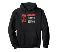 1968 Birthday Year American Classic Car Guy Petrolhead Sudadera con Capucha