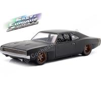 1968 Dodge Charger Widebody "F9 The Fast Saga" Fast & Furious IX Negro Mate 1:24