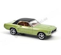 Modelo escala compatible con Ford Mustang Coupe 1968 METALLIC GREEN JET CAR 1:43 NOREV NV270585