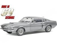 1969 Shelby GT 500E Eleanor "60 Segundos" Gris/Negro 1:18 Solido S1802905