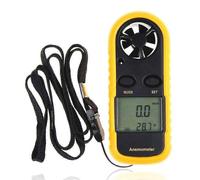 (1970) Anemómetro digital con pantalla LCD y medidor de velocidad del viento