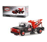 1970 CHEVROLET C-30 DITAL WRECKER TRAUCK """" Servicio de carretera de 24 horas de Texaco """" Negro con Top 1/18 Modelo CAR de Greenlight