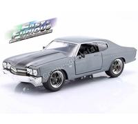 1970 Chevrolet Chevelle SS Fast X "Fast & Furious 10" Gris Metalizado 1:24 Jada