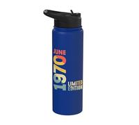 1970 Edición limitada Junio 1970 Retro 1970 Vintage Año 1970 Stainless Steel Insulated Water Bottle